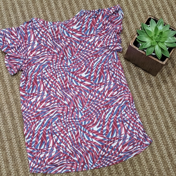 t.la Anthropologie pink Coral New V Neck Shirt - Picture 5 of 7